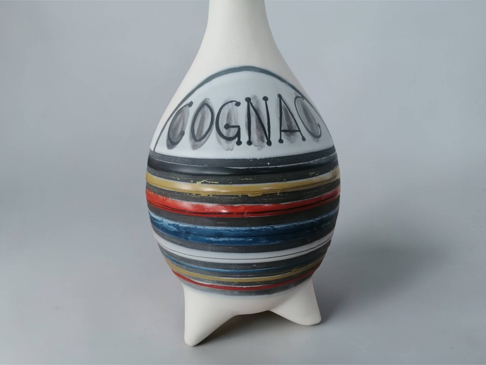Ceramic Cognac Bottle by Roger Capron - Vallauris 1960s