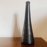 Glazed earthenware vase