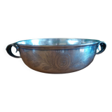 Christofle silver metal dish for maritime couriers