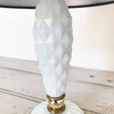 Pineapple opaline table lamp