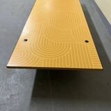 Low yellow coffe table