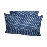 Cover of blue wax cushion 50 x 50 cm