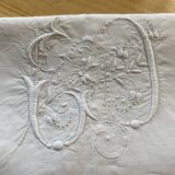 Old embroidered sheet