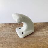 Enamelled earthen coat hook, 1900