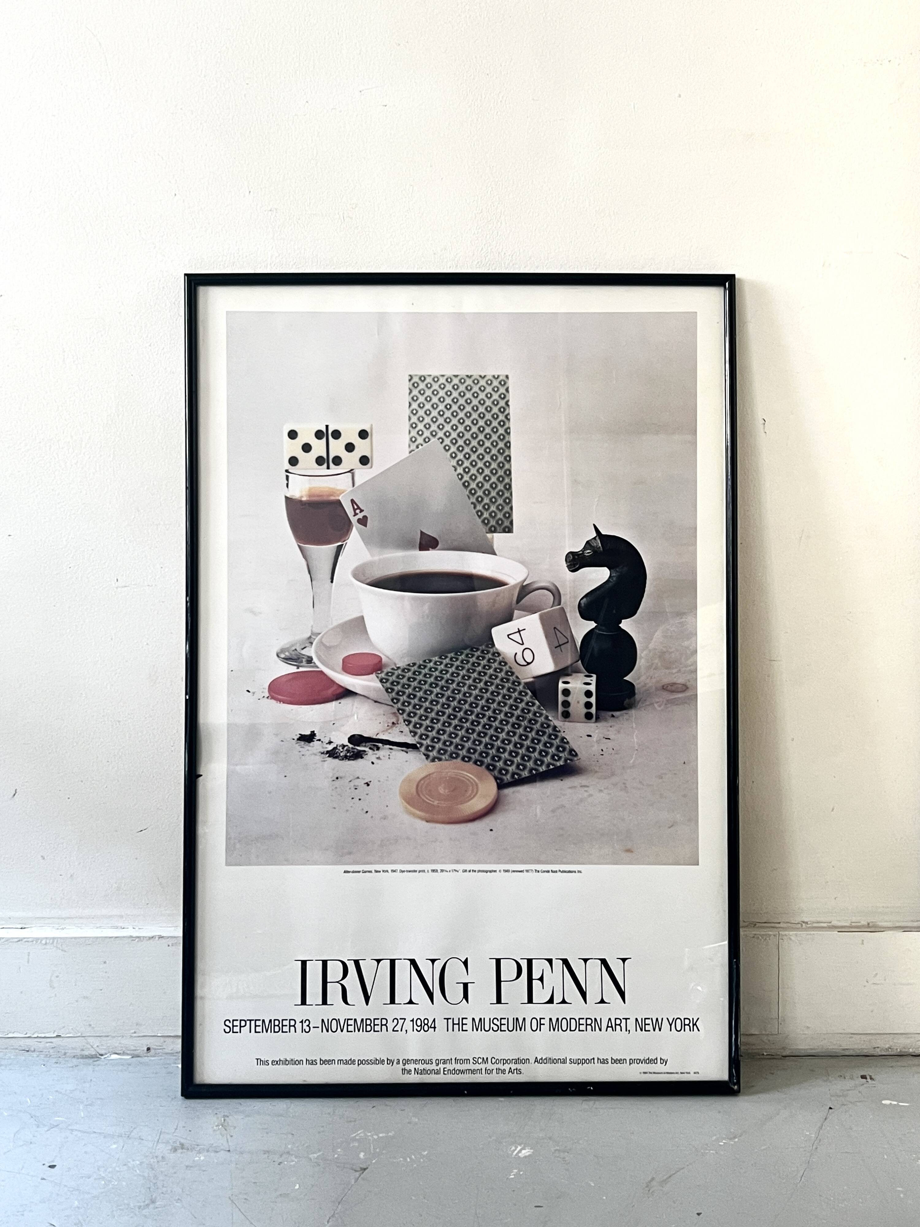 Original and official poster Moma New York, Irving Penn 1984
