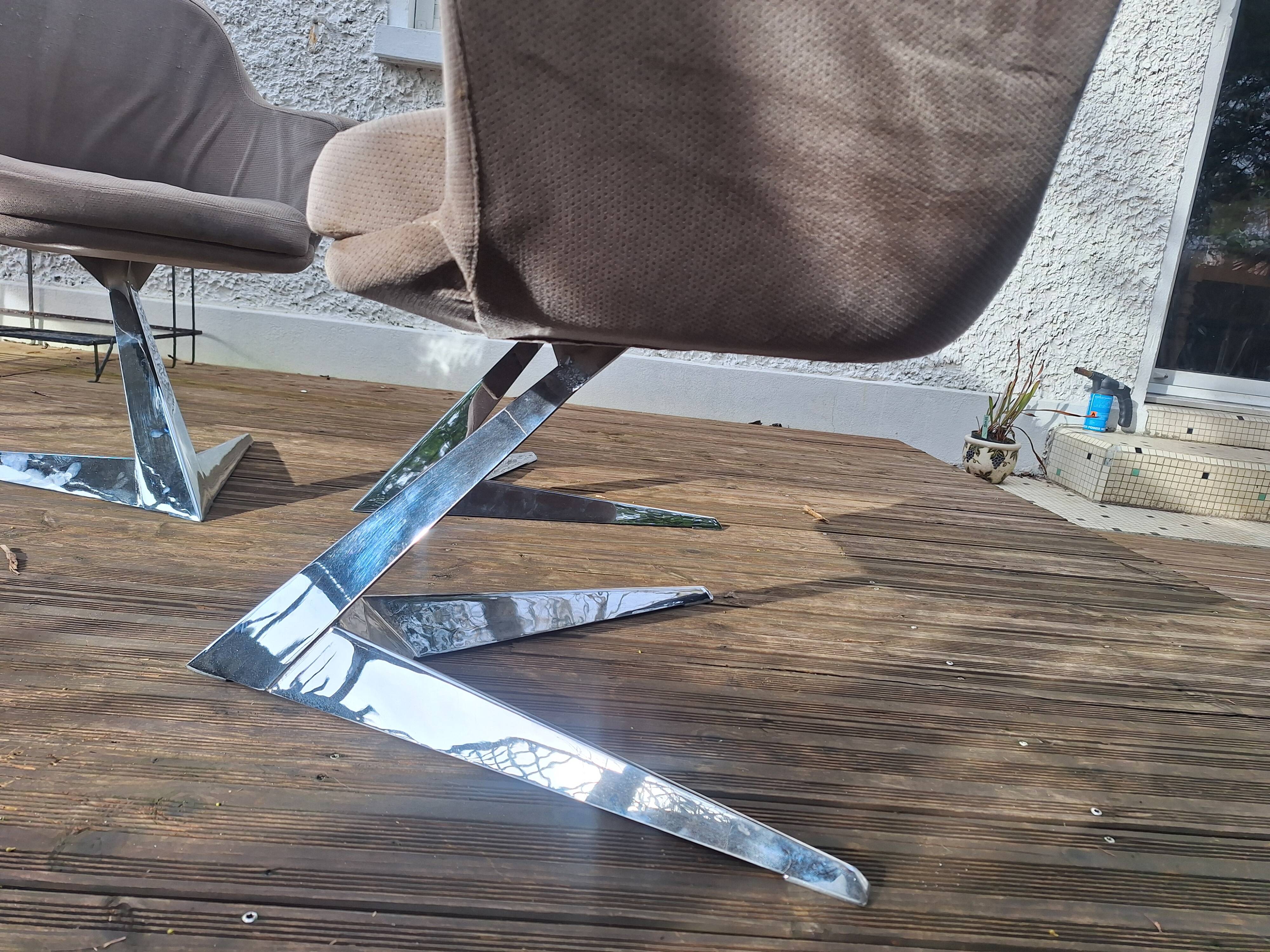 Jacques Adnet "Air France" armchair