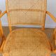 Set of 4 wooden and cane chairs model Prague 811 by Josef Hoffmann