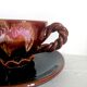 Ceramic lunch cup Vallauris 1960