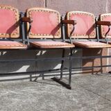 4 seater cinema bench