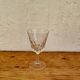 Lot de 5 verres à vin en verre ciselé vintage