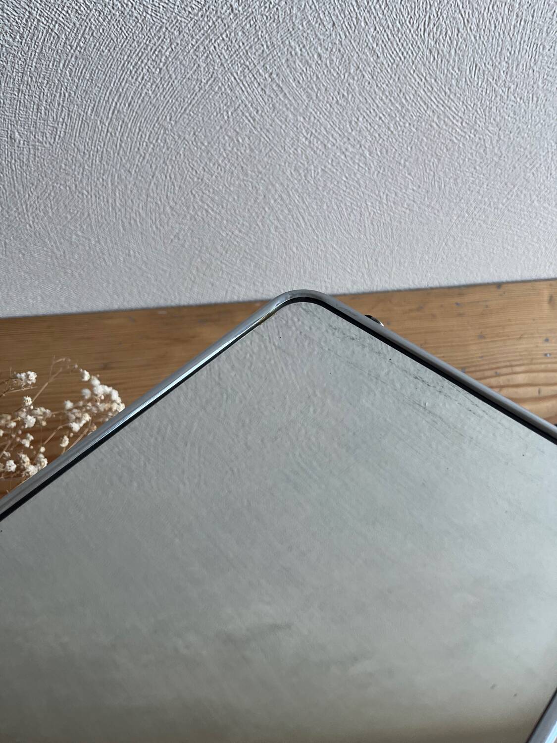 Vintage barber mirror