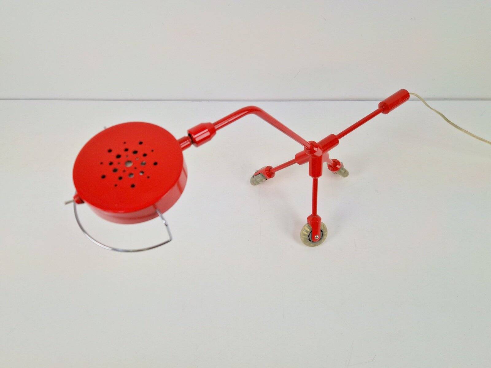 Red Dog Kila Table Lamp on Wheels by Harry Allen for Ikea, 2000s