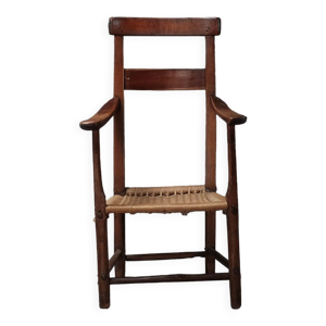 fauteuil bois massif