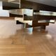 Vintage 1970s Square Coffee Table in Brass and Smoked Glass, David Hicks