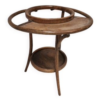 Servant 1900 , Art Nouveau Curved Wooden Bathroom Cabinet
