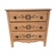 Commode 3 tiroirs vintage bois brut