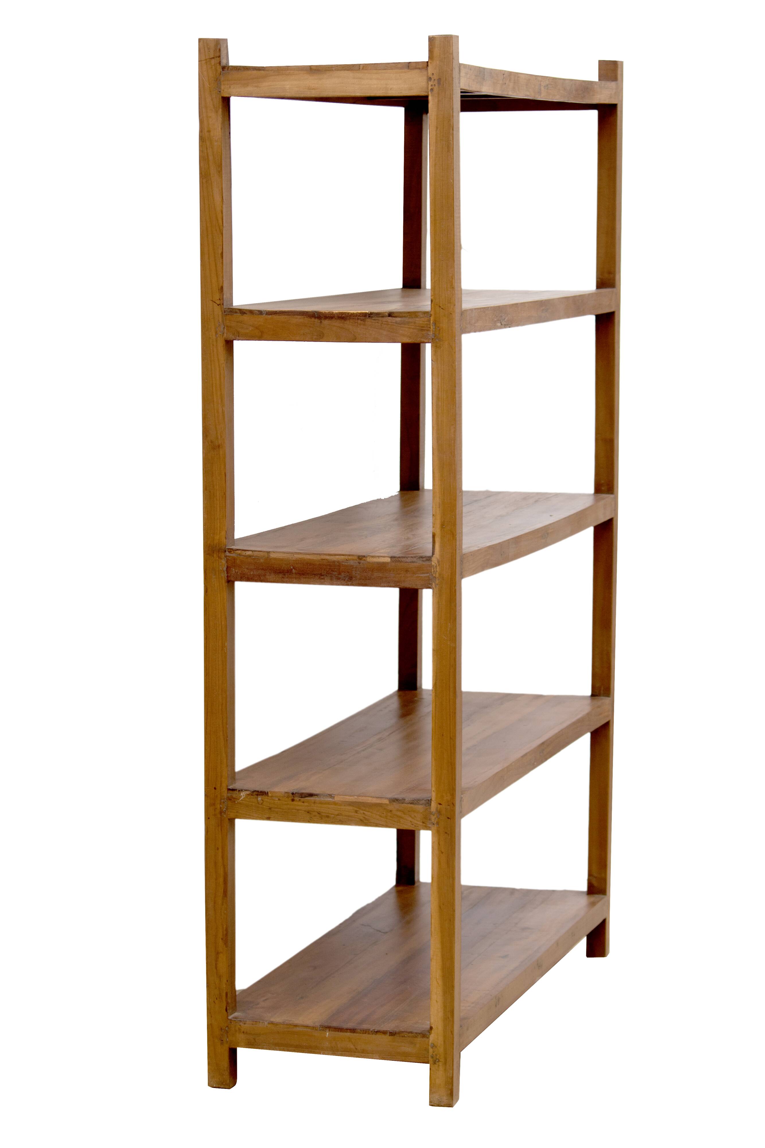 Large teak shelf