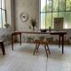 Round table 120-230 cm scandinavian samcom arne hovmand olsen