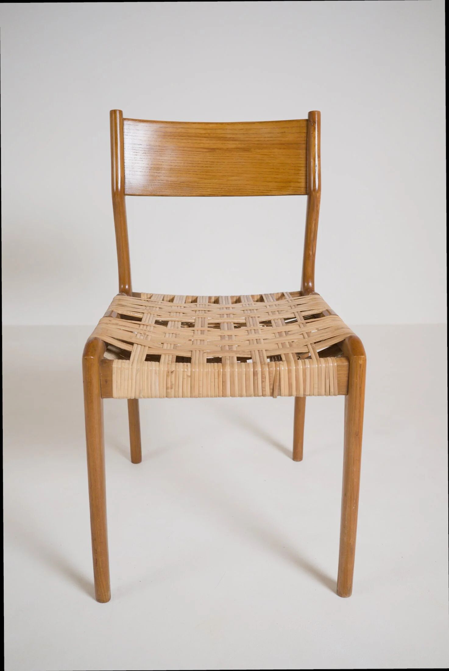 Set of 6 GESSEF chairs published by Consorzio Sedie Friuli, Italy, 1970s.