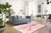 Modern Moroccan carpet pink contemporary art