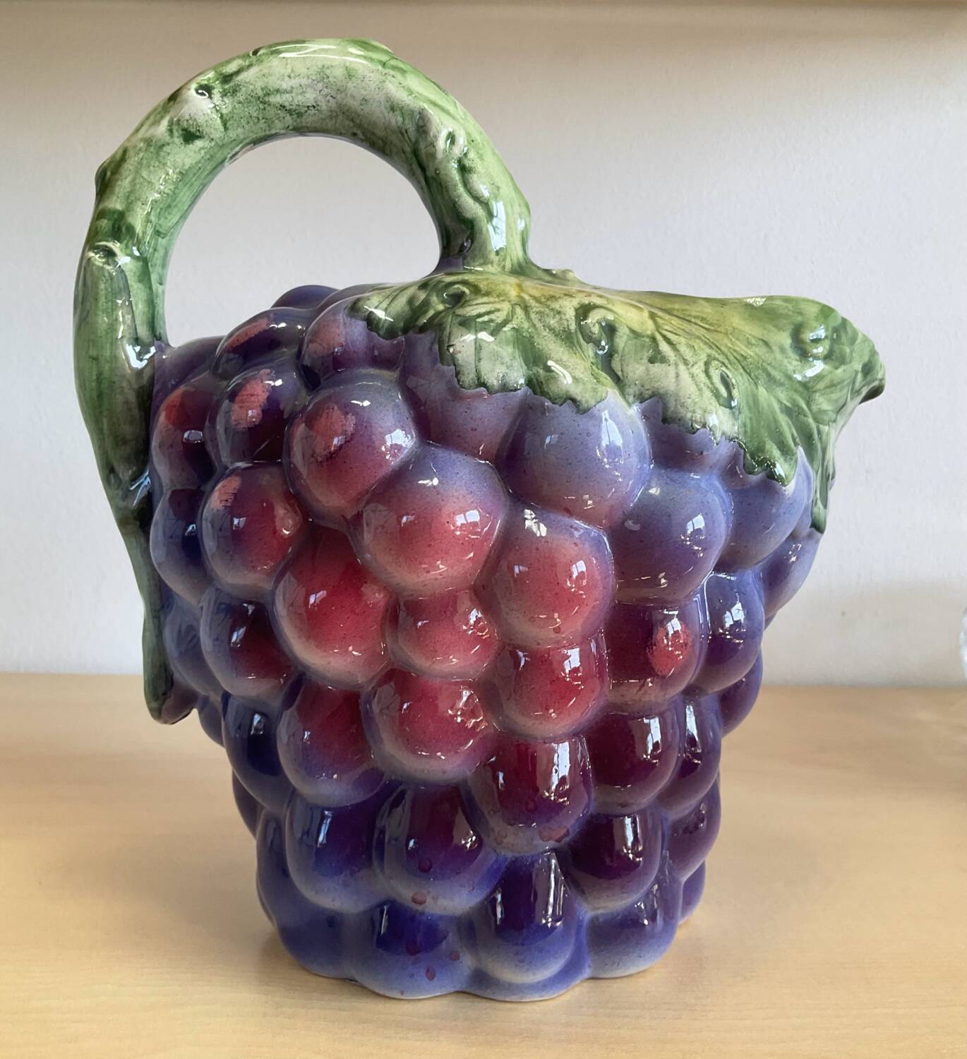 Old Grape Pitcher in Slip