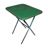 Painted metal folding table