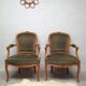 Paire de fauteuils cabriolets Louis XV