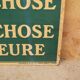 Vintage factory sign "Tableau - Maxime" Robert No. 1 Bis
