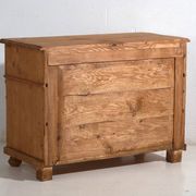 Antique solid pine chest of drawers – European rustic furniture – circa 1900