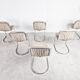 Vintage dining chairs for cidue, 1970