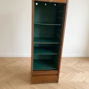 Vintage wooden roller cabinet furniture