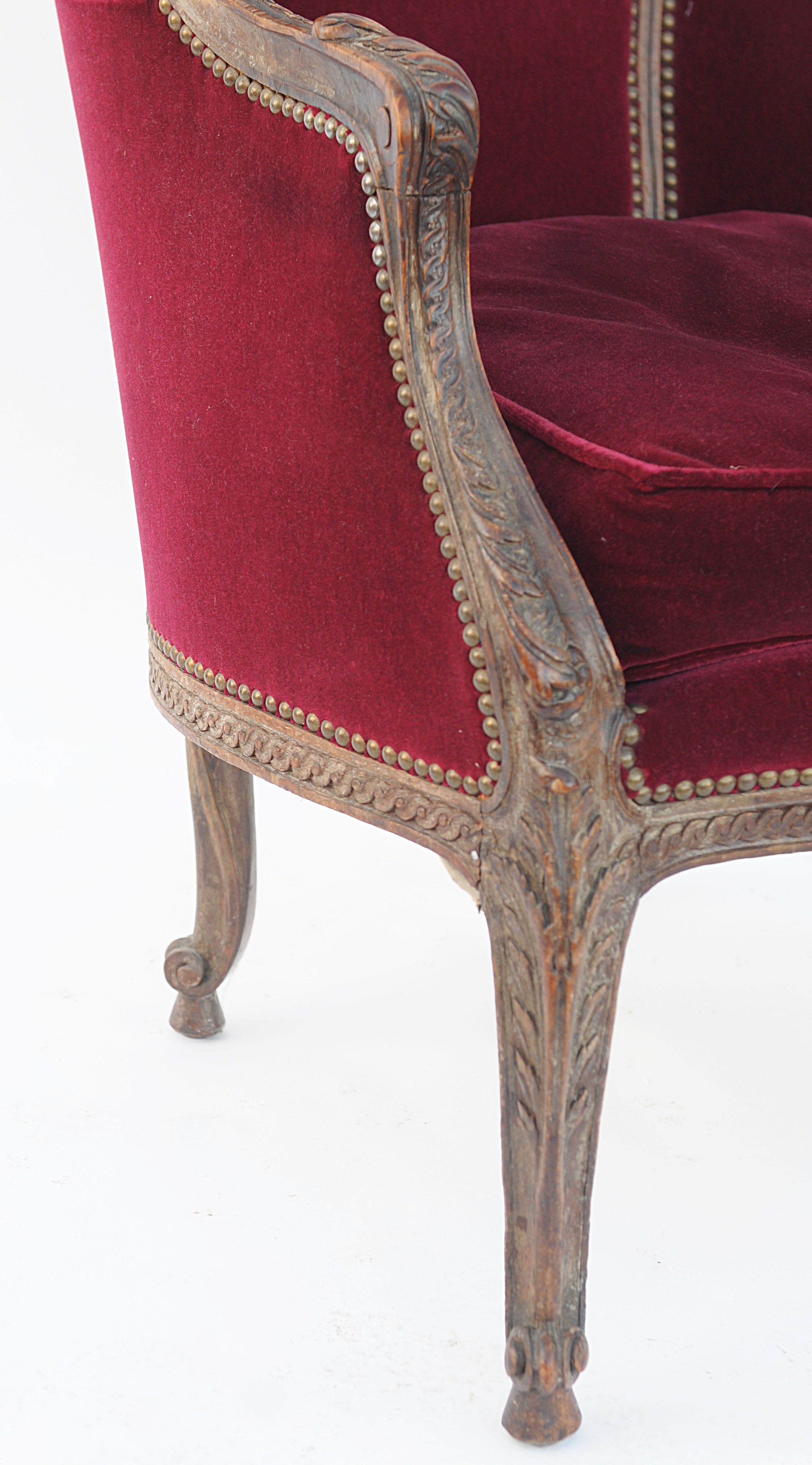 Louis XV style shepherdess chair