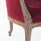 Louis XV style shepherdess chair