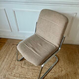 Vintage chrome armchair