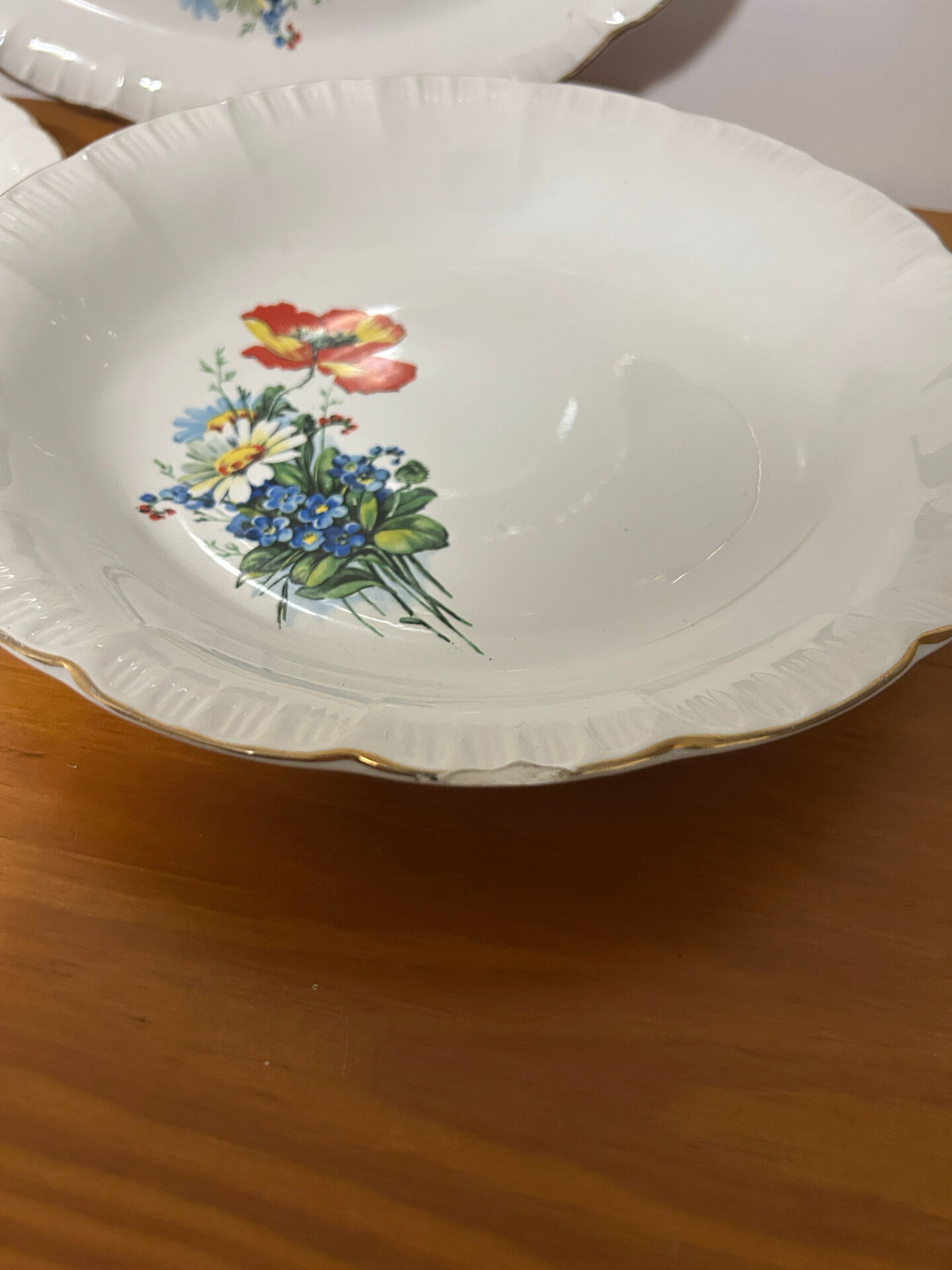 Set of 3 Serving Dishes Digoin & Sarreguemines - RENAUD Model