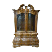 Vitrine anglaise en acajou XXeme