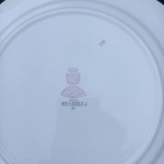 10 assiettes plates modèle graziella sarreguemines & digoin