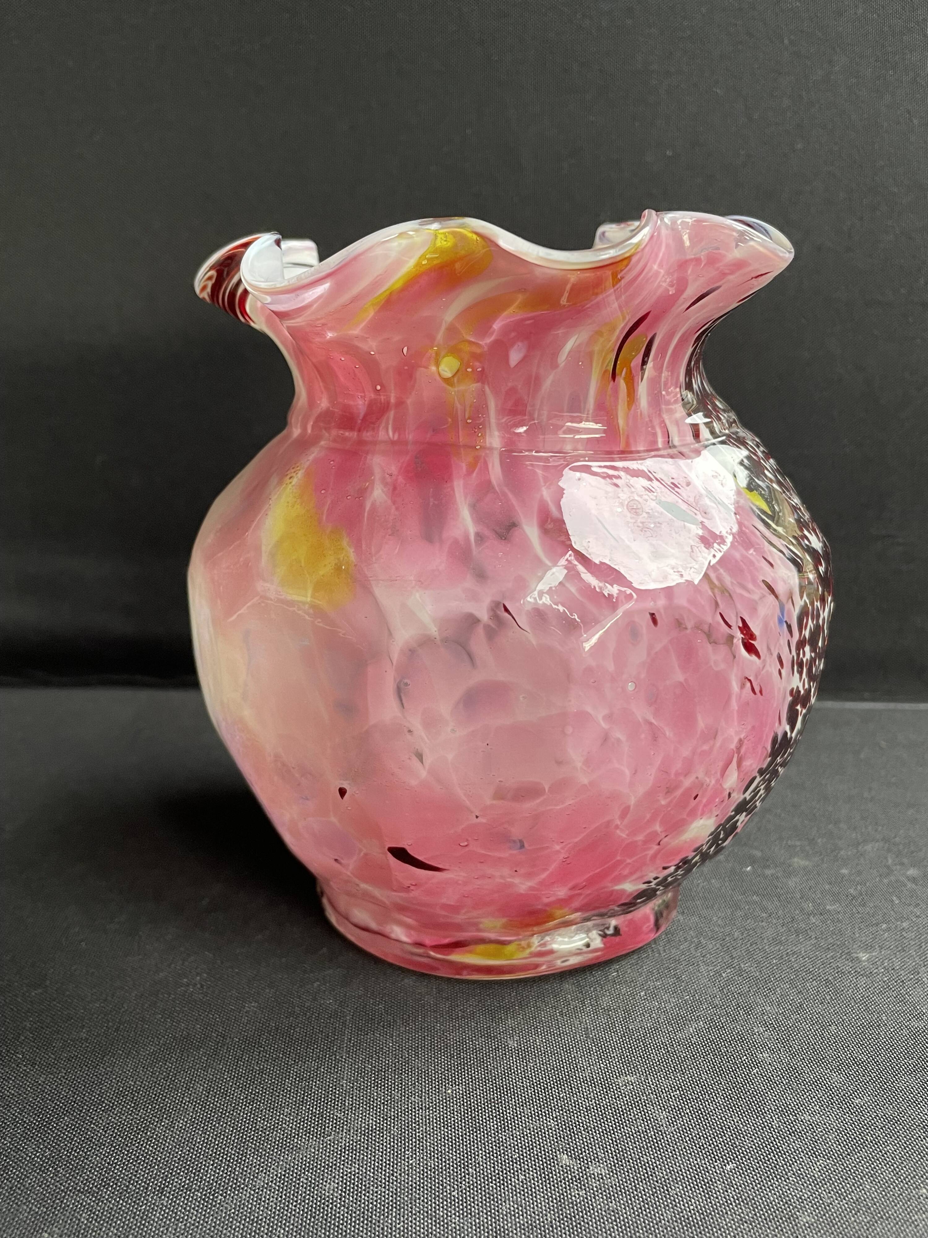 Ball vase - Ets Legras - 19th century