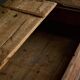 Table basse en chêne rustique vernaculaire, France, 20e siècle