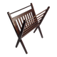 Folding teak magazine holder by Cees Braakman