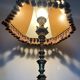 Pic candle living room lamp in solid brass, 20th century