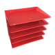 Red vintage vintage metal sorter