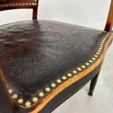 Secession office chair no. 715F by Gustav Siegel for J&J Kohn