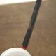 Turkish coffee maker in red enamel