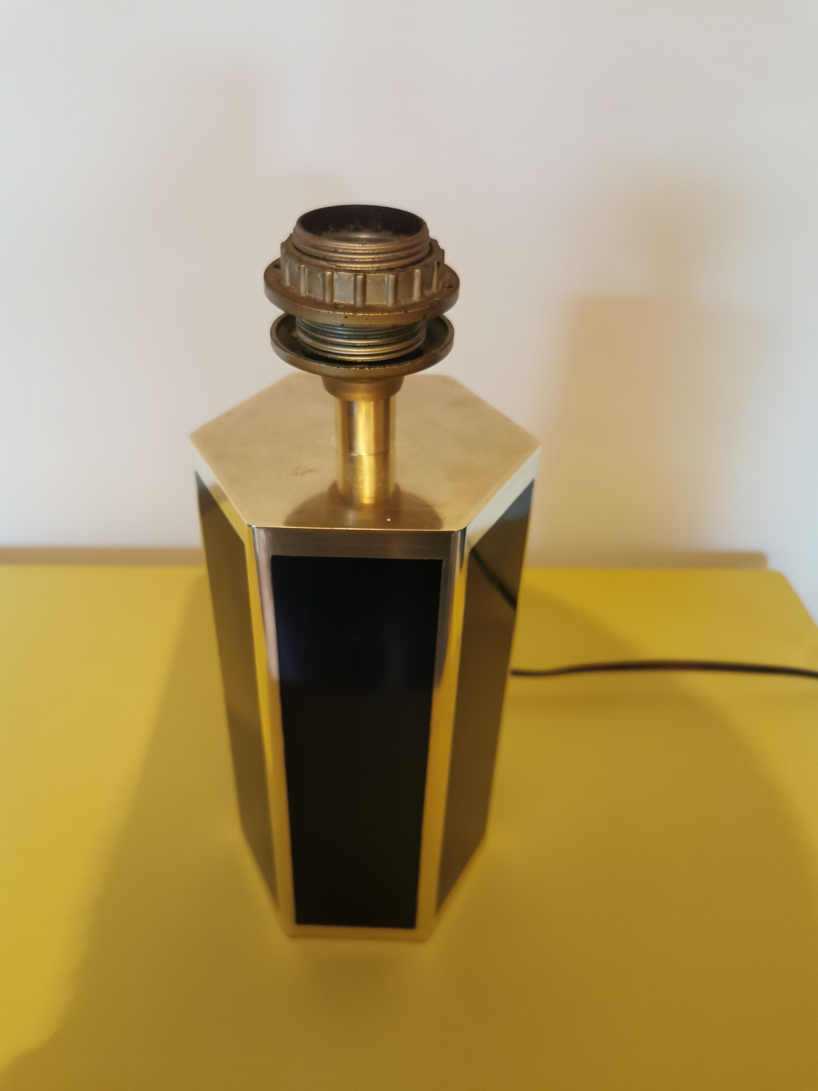 Vintage lamp foot 70 hexagonal