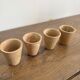 Set of French artisanal stoneware ceramics – 1960s