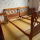 Pair of empire style swan neck beds and bedside tables