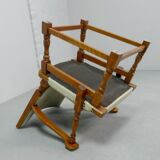 Set of 4 Dutch Design Oakwood Arm Chairs by Theo Ruth for Artifort, 1950s