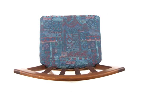 Set de 4 chaises scandinave en noyer, Karl Erik Ekselius, JOC, Suède, 1960