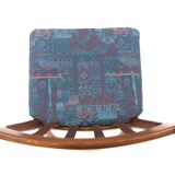 Set of 4 Scandinavian walnut chairs, Karl Erik Ekselius, JOC, Sweden, 1960
